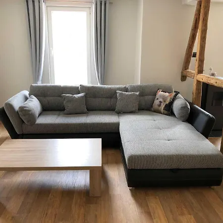 아파트 Ferienwohnung Alpakas Im Nebel *
